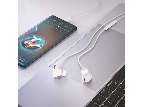 Tellur Attune in-ear-hodetelefoner Type-C Hvit