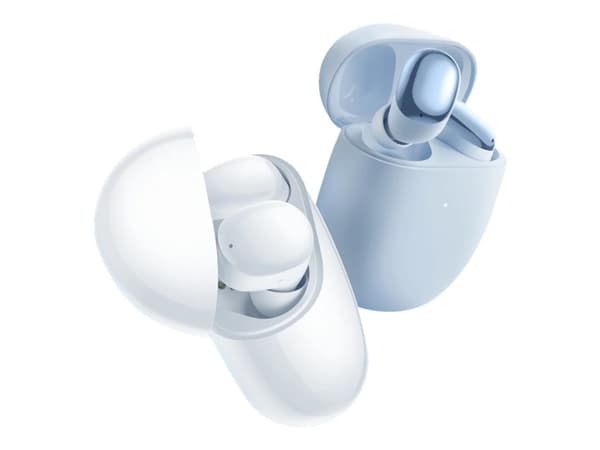 Xiaomi Redmi Buds 4 - True wireless-hörlurar med mikrofon - inuti örat - Bluetooth - aktiv brusradering - vit