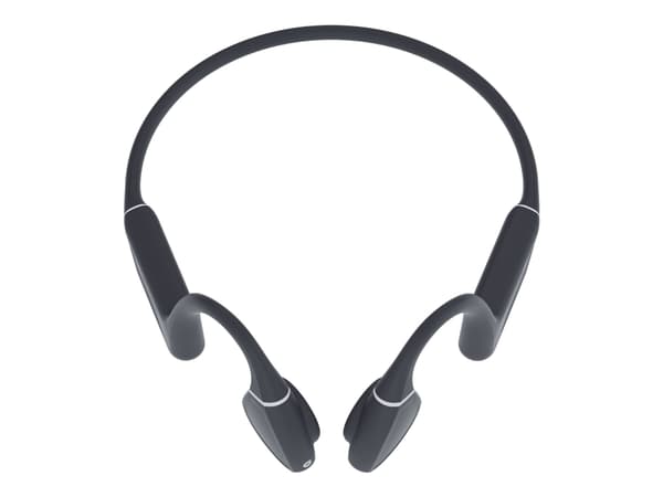 Creative Outlier Free - Hodetelefoner med mikrofon - åpent øre - bak-nakken-montering - Bluetooth - trådløs - aktiv støydemping - mørk skifergrå