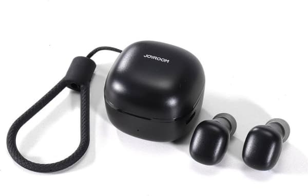 Joyroom-hodetelefoner Joyroom trådløse øretelefoner TWS IP54 sort (MG-C05)