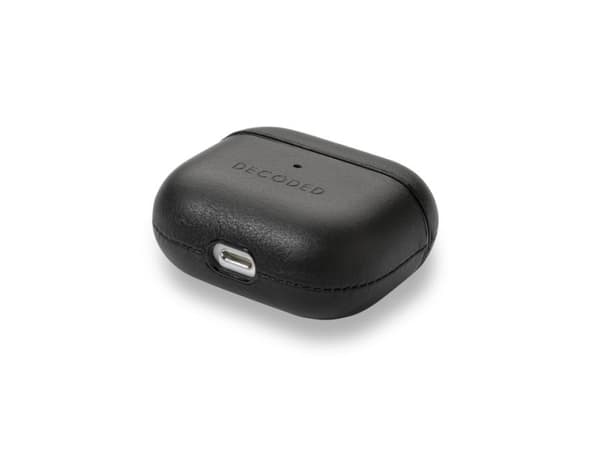 Decoded D21AP3C1BK, Etui, Ekte lær, Termoplastisk polyuretan (TPU), Sort