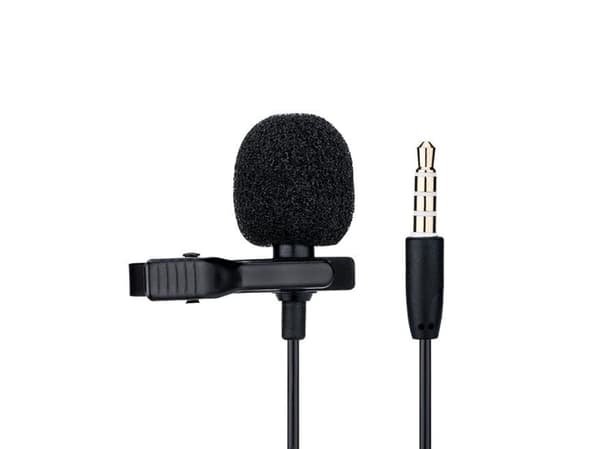 JJC SGM-28, Mobiltelefon/smarttelefonmikrofon, Koblet med ledninger (ikke trådløs), 3.5 mm (1/8"), Sort, 4 m, 38 g