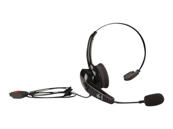 Zebra HS2100 - Headset - på örat - konvertibel - kabelansluten - 3,5 mm kontakt