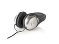 Miniatyrbilde 5 av 5: Nedis HPWD1201BK, Koblet med ledninger (ikke trådløs), Musikk, 20 - 20000 Hz, 300 g, Hodetelefoner, Sort, Sølv