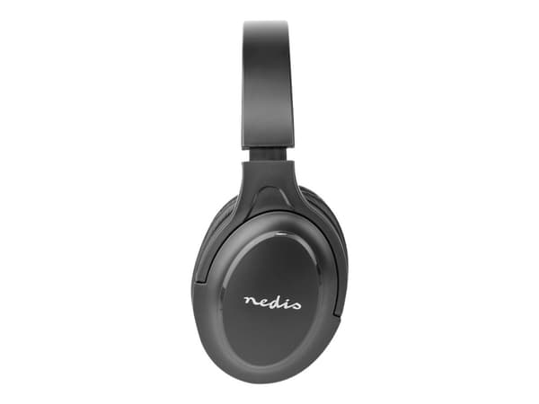 Nedis HPBT1201BK, Langallinen & langaton, Puhelut/Musiikki, 20 - 20000 Hz, 160 g, Kuulokkeet, Musta