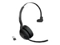 Miniatyrbild 3 av 5: Jabra Evolve2 55 MS Mono - Headset - på örat - Bluetooth - trådlös - aktiv brusradering - USB-A via Bluetooth-adapter - svart - Zoomcertifierad, Cisc