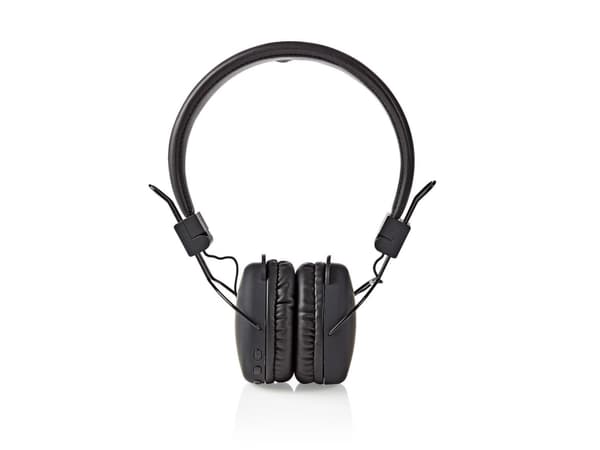 Nedis HPBT1100BK, Trådløs, 20 - 20000 Hz, Musikk, Hodesett, Sort