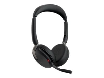 Jabra Evolve2 65 Flex, Langallinen & langaton, 20 - 20000 Hz, Toimisto/puhelukeskus, 136 g, Kuulokkeet, Musta