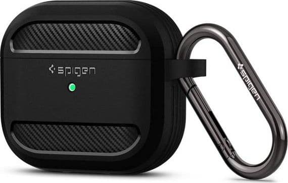 Spigen Rugged Armor, Kotelo, Polykarbonaatti (PC), Termoplastinen polyuretaani (TPU), 28,4 g, Musta