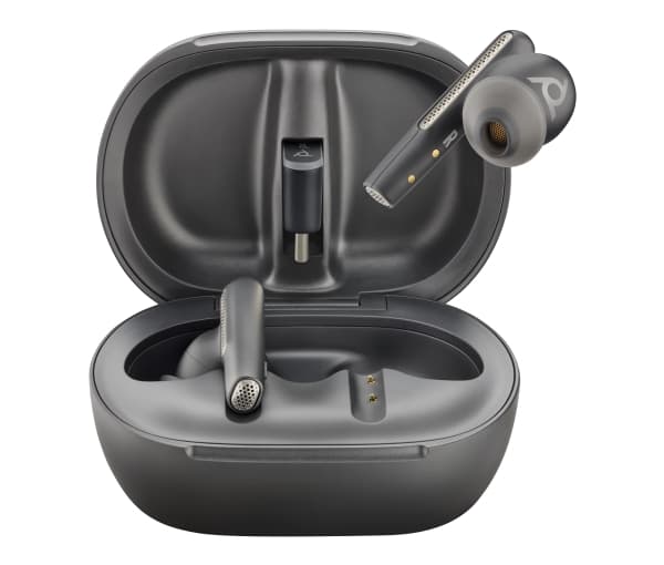 POLY Voyager Free 60+, Trådlös, Kontor/callcenter, Headset, Svart