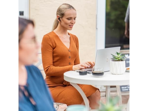 POLY Voyager Free 60+, Trådløs, Kontor/kundesenter, Hodesett, Sort