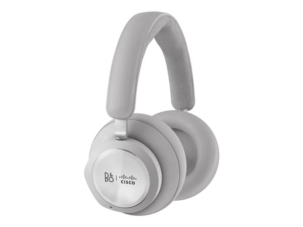 Bang & Olufsen Cisco 980 - Hodesett - full størrelse - Bluetooth - trådløs, kablet - aktiv støydemping - USB-A, 3,5 mm jakk - første lys - Cisco Webe