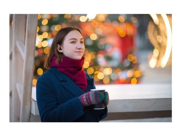 JVC HA-A6T - Gumy Mini - True wireless-hodetelefoner med mikrofon - i øret - Bluetooth - olivensvart