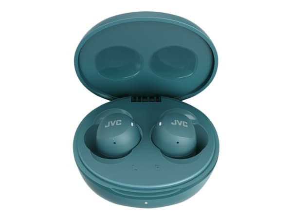 JVC HA-A6T - Gumy Mini - aidot langattomat kuulokkeet mikrofonilla - in-ear - Bluetooth - matchanvihreä