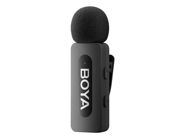 BOYA BY-V10 (V2.0), Clip-on mikrofon, 20 - 16000 Hz, 80 dB, Trådløs, USB, 100 m