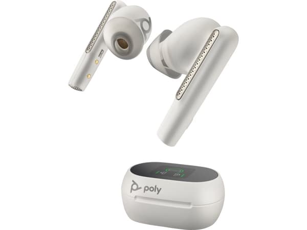 POLY 60+ UC, True Wireless Stereo (TWS), Samtal/musik, Headset, Vit