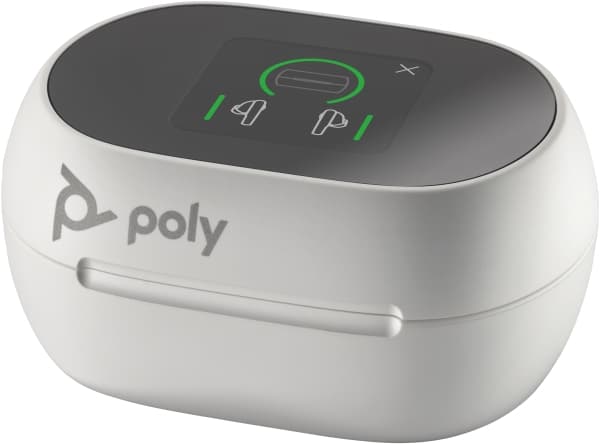 POLY 60+ UC, True Wireless Stereo (TWS), Samtal/musik, Headset, Vit