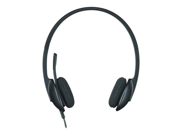 Logitech USB Headset H340 - Headset - på øret - kabling - USB