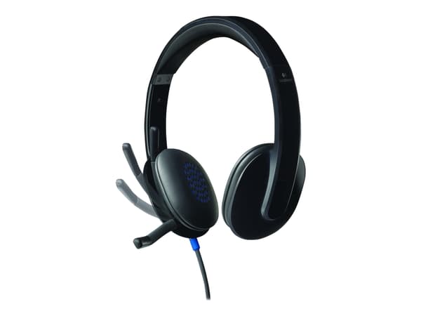 Logitech USB Headset H540 - Headset - på øret - kabling - USB