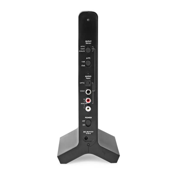 Nedis Trådløs TV hodetelefoner | RF | Over-Ear | Maksimal batteritid: 8 timer | 25 m | Digital lyd | Ladestasjon | Sort