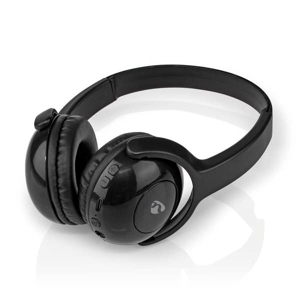 Nedis Trådløse On-Ear hovedtelefoner | Maksimal batteritid: 8 timer | Indbygget mikrofon | Truk kontrol | Understøtter stemmestyring | Volumenkontrol
