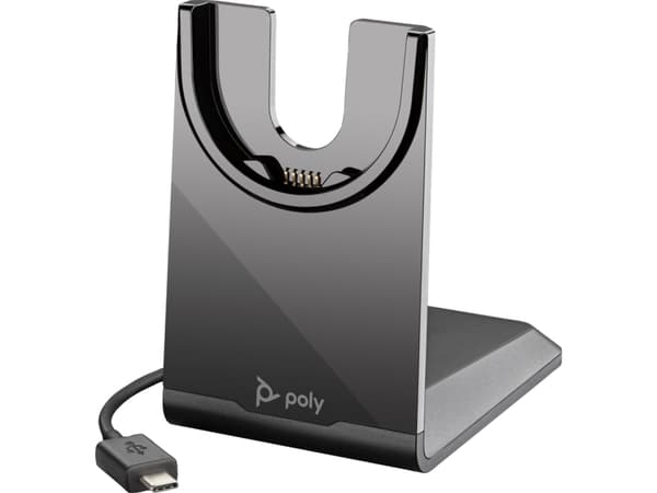 POLY 220265-02, Basestasjon, Sort