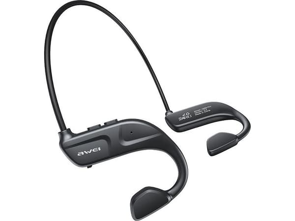 AWEI Bluetooth 5.2 sportshodetelefoner A889 Pro svart/svart