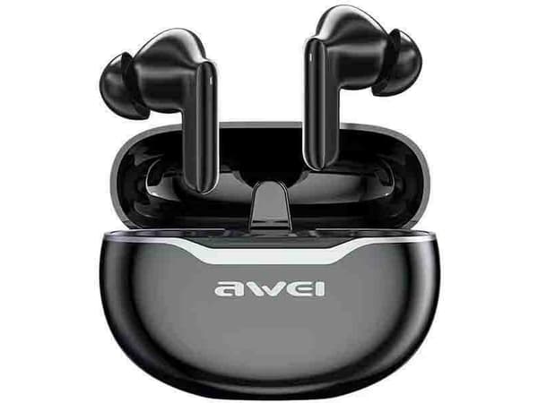 AWEI Bluetooth 5.3 T50 ENC+ Headphones Docking Station Black