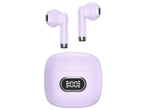 USAMS Bluetooth 5.3 TWS IA II -sarjan langattomat kuulokkeet violetti/lila BHUIAII03 (USAMS-IAII15)