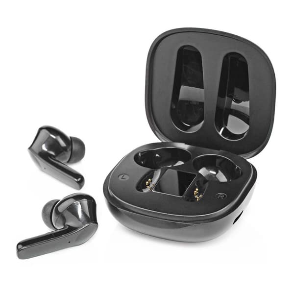 Nedis Fullt Trådløse hodetelefoner | Bluetooth® | Maksimal batteritid: 5 timer | Touch kontroll | Ladeboks | Innebygd mikrofon | Stemmestyring | Noise
