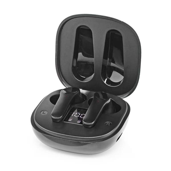 Nedis Fullt Trådløse hodetelefoner | Bluetooth® | Maksimal batteritid: 5 timer | Touch kontroll | Ladeboks | Innebygd mikrofon | Stemmestyring | Noise