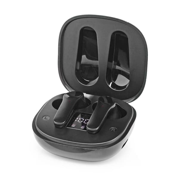 Nedis Fullt Trådløse hodetelefoner | Bluetooth® | Maksimal batteritid: 5 timer | Touch kontroll | Ladeboks | Innebygd mikrofon | Stemmestyring | Noise