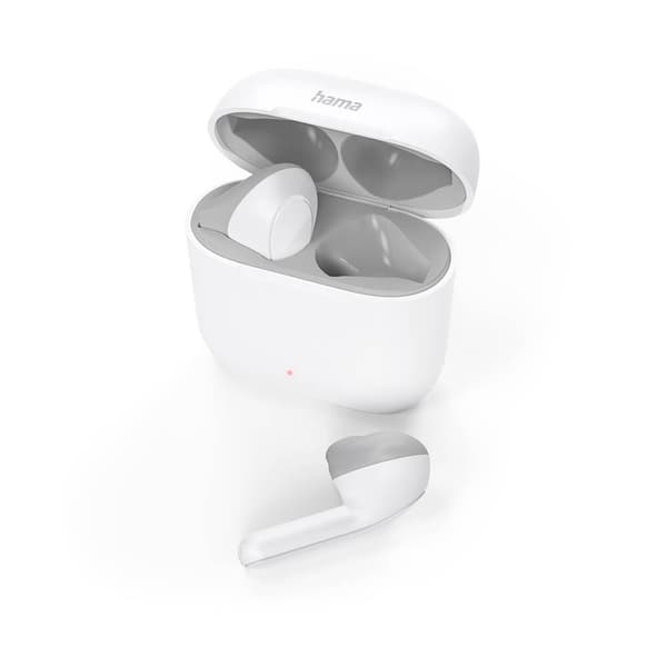 HAMA Hörlur Freedom TWS In-Ear True Wireless White
