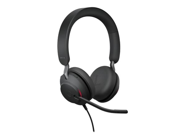 Jabra Evolve2 40 SE, Langallinen, Puhelut/Musiikki, 20 - 20000 Hz, 188 g, Kuulokkeet, Musta