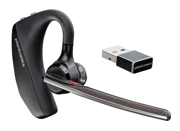 Poly | Voyager 5200 UC - Headset - In-ear - montering över örat - Bluetooth - trådlöst - Certifierat för Microsoft Teams