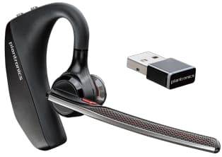 POLY VOYAGER 5200 UC, Trådløs, Kontor/kundesenter, 20 g, Hodesett, Sort