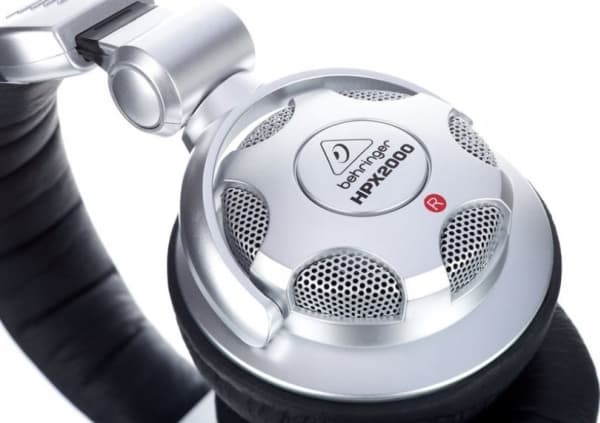 Behringer HPX2000, Koblet med ledninger (ikke trådløs), 20 - 20000 Hz, Musikk, 350 g, Hodetelefoner, Sort, Sølv