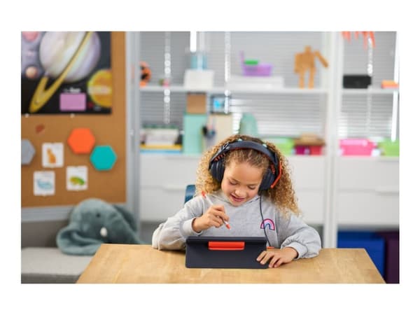Logitech Zone Learn On-Ear Wired Headset for Learners, USB-A - Hodetelefoner med mikrofon - on-ear - erstatning - kablet - USB-C