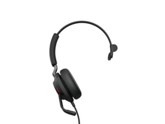 Jabra Evolve2 40 SE MS Mono - Headset - på örat - kabelansluten - USB-C - ljudisolerande - Certifierad för Microsoft-teams