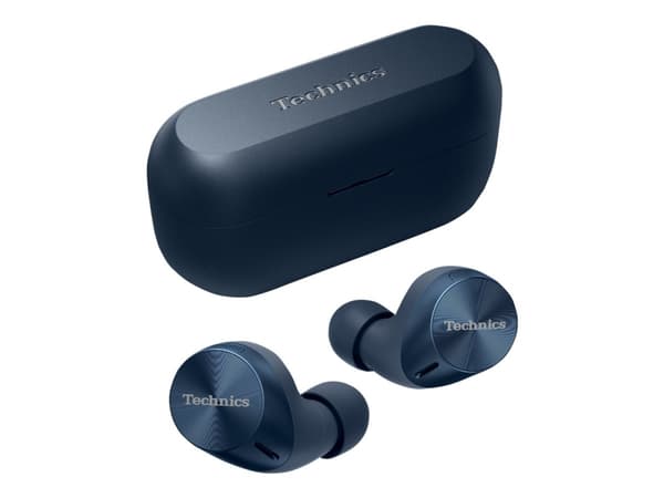 Technics AZ60M2 - True wireless-hodetelefoner med mikrofon - i øret - Bluetooth - aktiv støydemping - midnattsblå