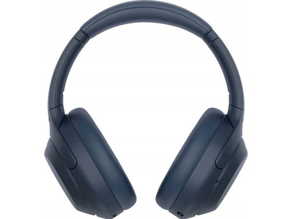 Sony WH-1000XM4 - Hörlurar med mikrofon - fullstorlek - Bluetooth - trådlös, kabelansluten - NFC - aktiv brusradering - 3,5 mm kontakt - midnattsblå
