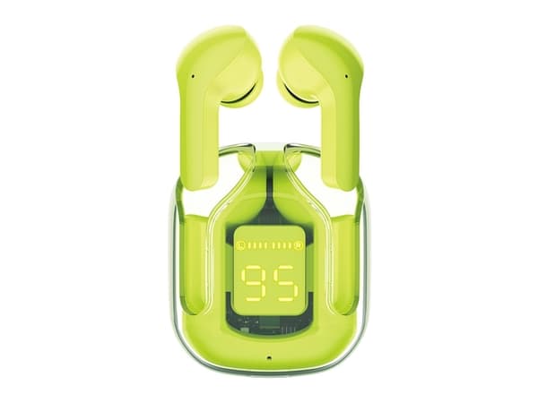 Acefast in-ear trådløse TWS Bluetooth-hodetelefoner grønne (T6 ungdomsgrønne)