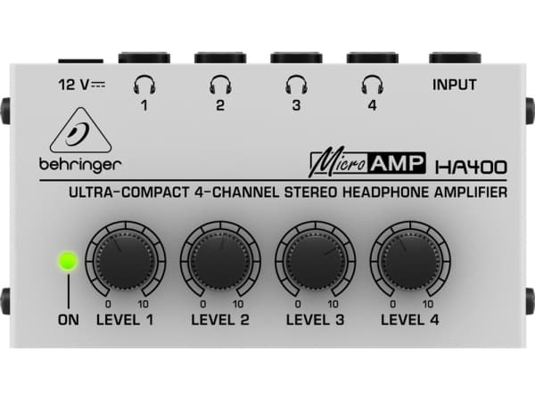 Behringer MICROAMP HA400 - Hodetelefonsforsterker