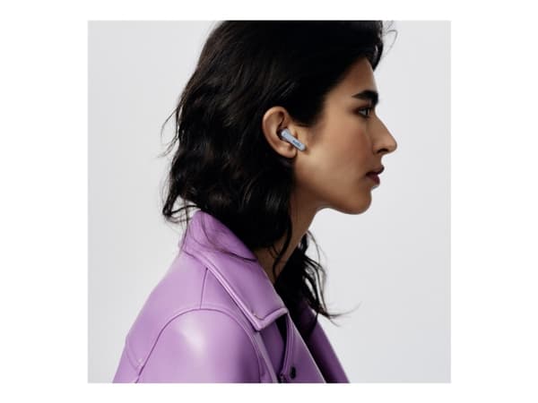 Sudio A1 - True wireless-hörlurar med mikrofon - öronknopp - Bluetooth - ljudisolerande - dimblå