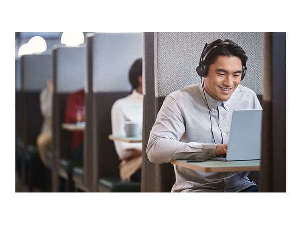 Jabra Evolve2 30 SE UC Stereo - Headset - på örat - kabelansluten - USB-A - ljudisolerande - Optimerad för UC