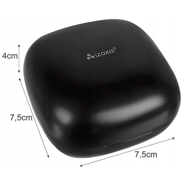Trådløse hodetelefoner med powerbank - svart