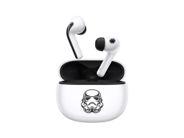 Xiaomi Buds 3 - Star Wars Edition - True wireless-hodetelefoner med mikrofon - i øret - Bluetooth - aktiv støydemping - hvit