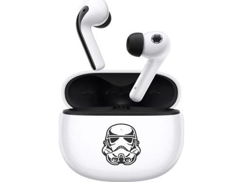 Xiaomi Buds 3 - Star Wars Edition - True wireless-hodetelefoner med mikrofon - i øret - Bluetooth - aktiv støydemping - hvit