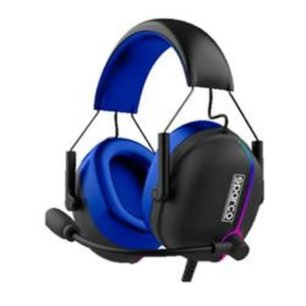 Kuulokkeet mikrofonilla Sparco Musta