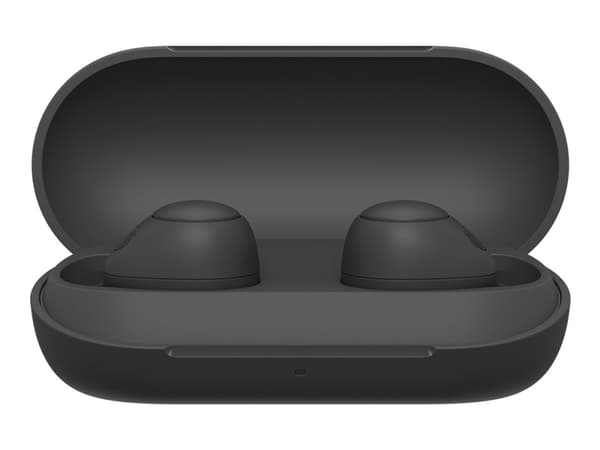 Sony WF-C700N - True wireless-hodetelefoner med mikrofon - i øret - Bluetooth - aktiv støydemping - svart